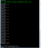 Output of eventmonitortester